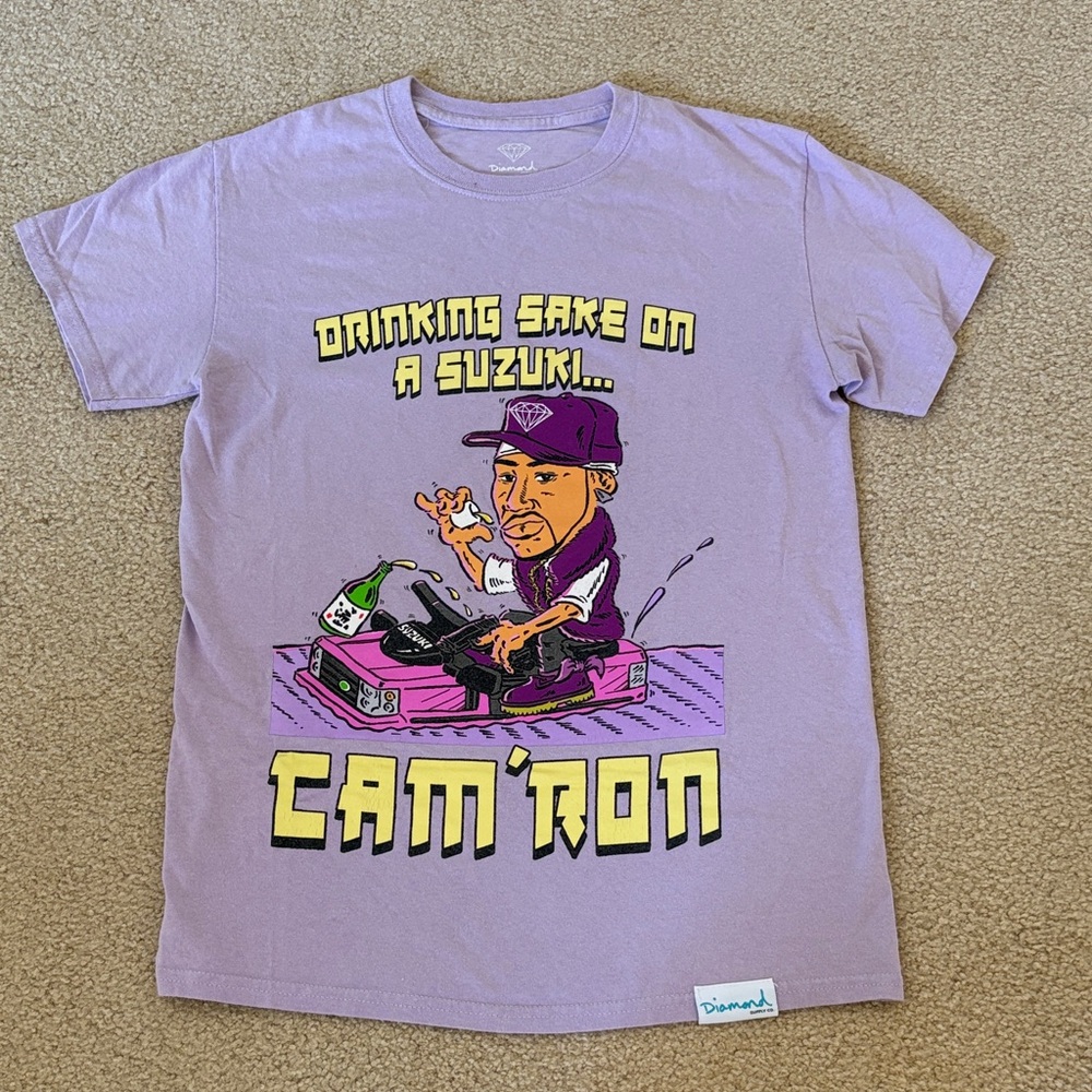 Diamond Supply Co. Lavender Graphic Tee